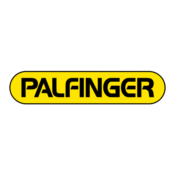 Palfinger P 280 B Bedienungs- Und Wartungsanleitung