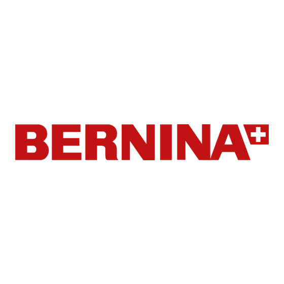 Bernina 475 QE Bedienungsanleitung
