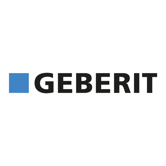 Geberit KSS-160 Betriebsanleitung