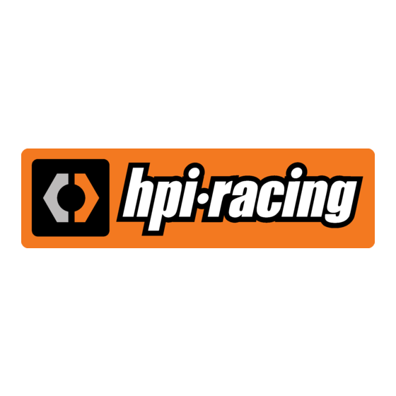 HPI Racing E Firestorm IOT Bauanleitung