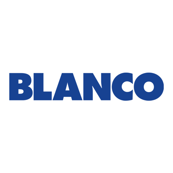 Blanco BLANCOWEGA-S ND Montage- Und Pflegeanleitung