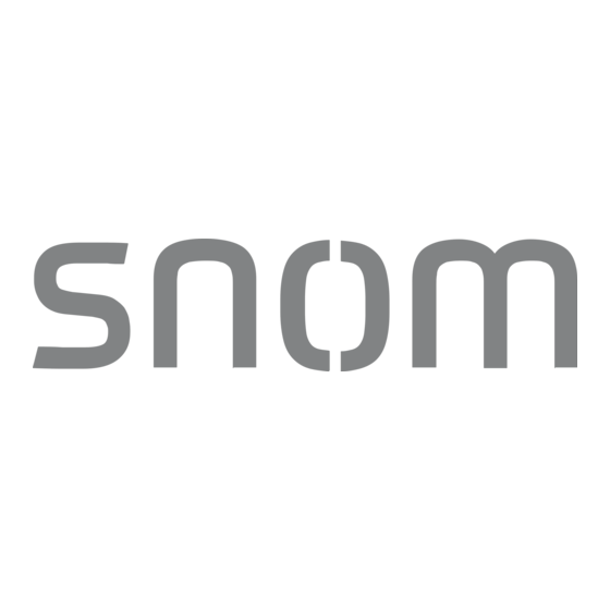 Snom Expansion Module V2.0 Bedienungsanleitung