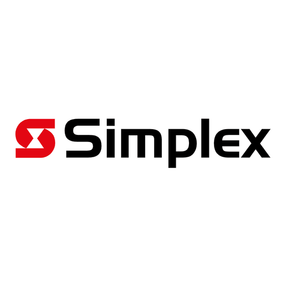 Simplex SC-1009-SIN-BG Kurzanleitung