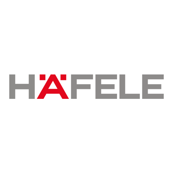 Hafele 443.50.600 Anleitung