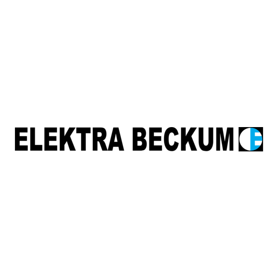 Elektra Beckum Power 150 Betriebsanleitung