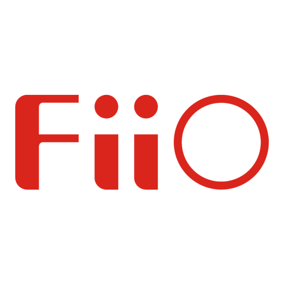 Fiio M11 Plus Benutzerhandbuch