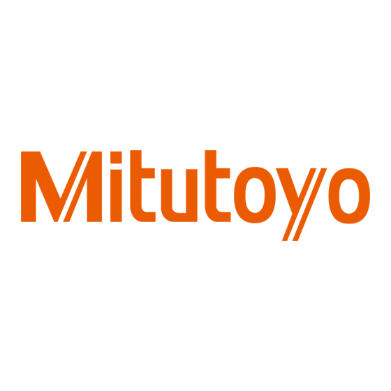 Mitutoyo MUX-10F Bedienungsanleitung