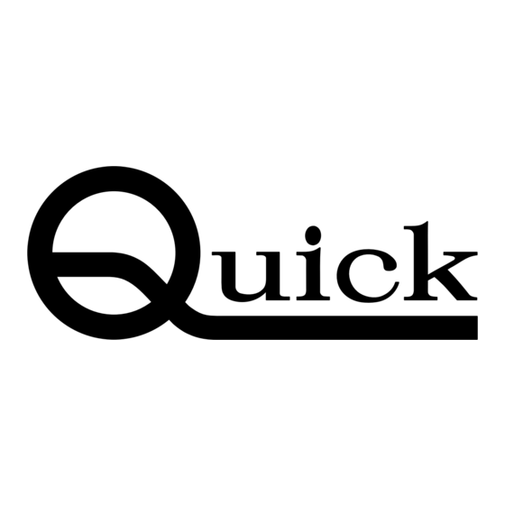 Quick GENIUS 600 Benutzerhandbuch