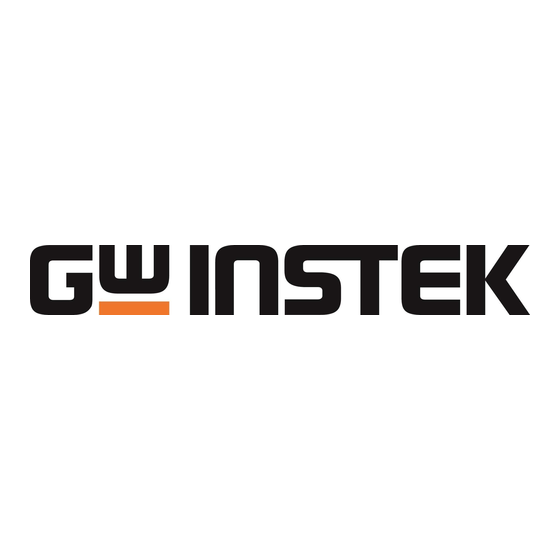GW Instek GSP-730 Bedienungsanleitung