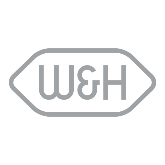 W&H perfecta 900 Gebrauchsanweisung