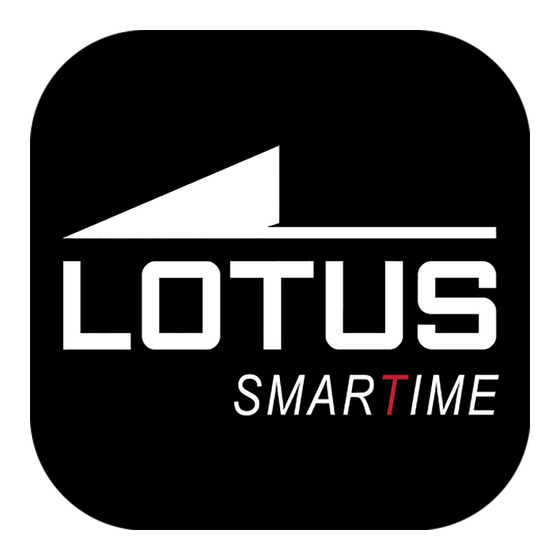 Lotus SmarTime 50012 Bedienungsanleitung