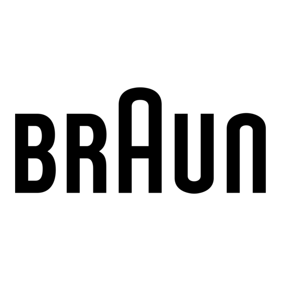 Braun Silk épil 1 Gebrauchsanweisung