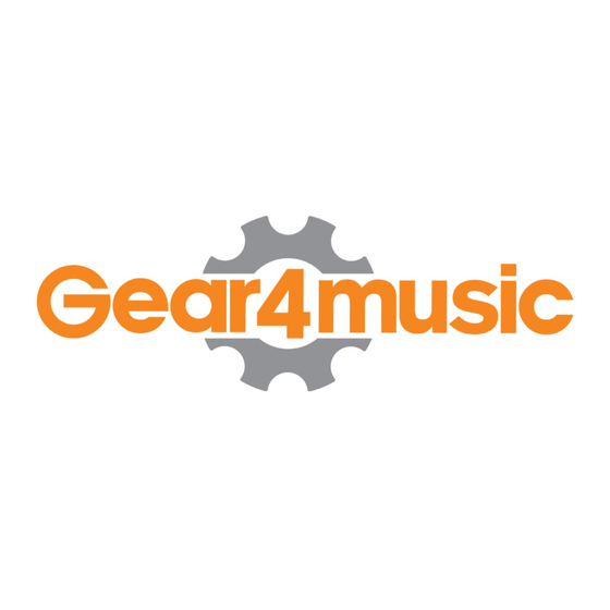 Gear4music GALAXY LED STANDS Benutzerhandbuch
