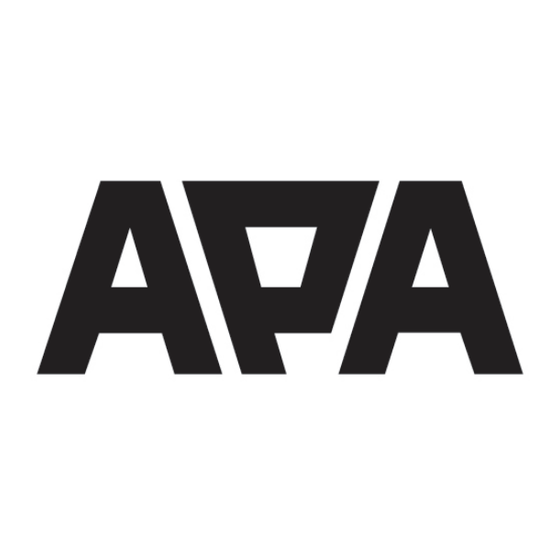 APA 16547NV Bedienungsanleitung
