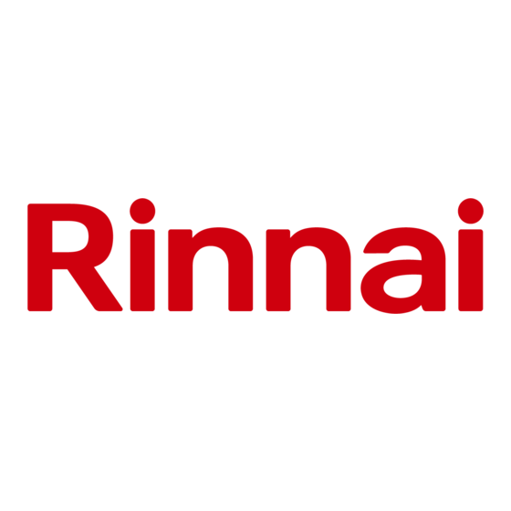 Rinnai Infinity Sensei REU-N2635FFC Betriebsanleitung Und Installationsvorschriften