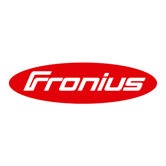 Fronius OPT/i WF R Installationsanleitung Ersatzteilliste