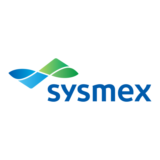Sysmex UF-1000i Bedienungsanleitung