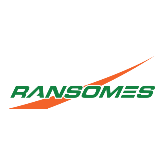 Ransomes 930325 Bedienungsanleitung