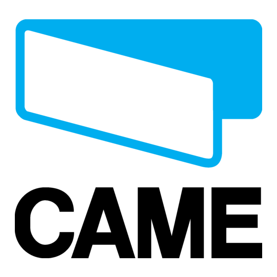 CAME R Serie Bedienungsanleitung
