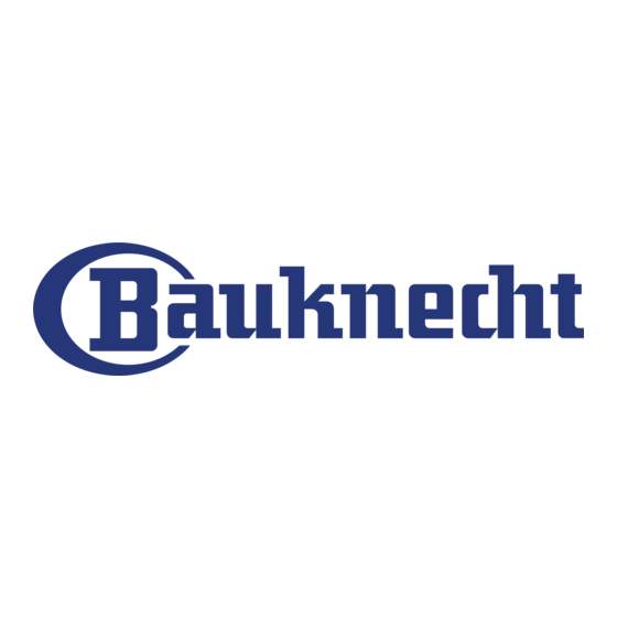 Bauknecht BAK3 KP8V IN Kurzanleitung