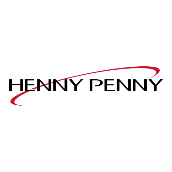 Henny Penny F5 Elektrisch Bedienungsanleitung