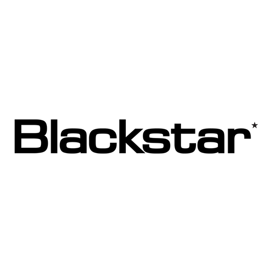 Blackstar ONE Serie Bedienungsanleitung