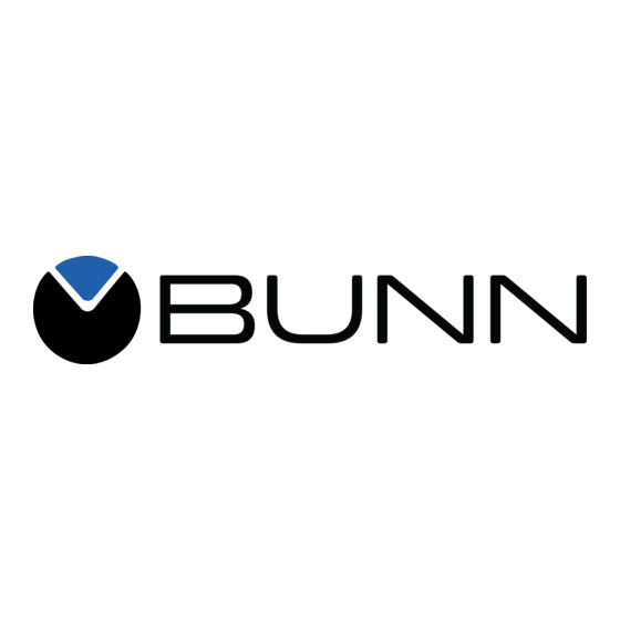 Bunn AXIOM Serie Installationshandbuch Und Bedienungsanleitung