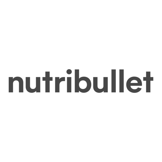NUTRIBULLET Juicer Pro Gebrauchsanweisung