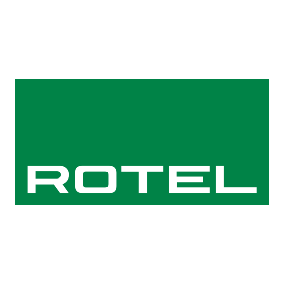 Rotel RT-961 Bedienungsanleitung
