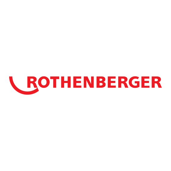 Rothenberger SV28 Bedienungsanleitung