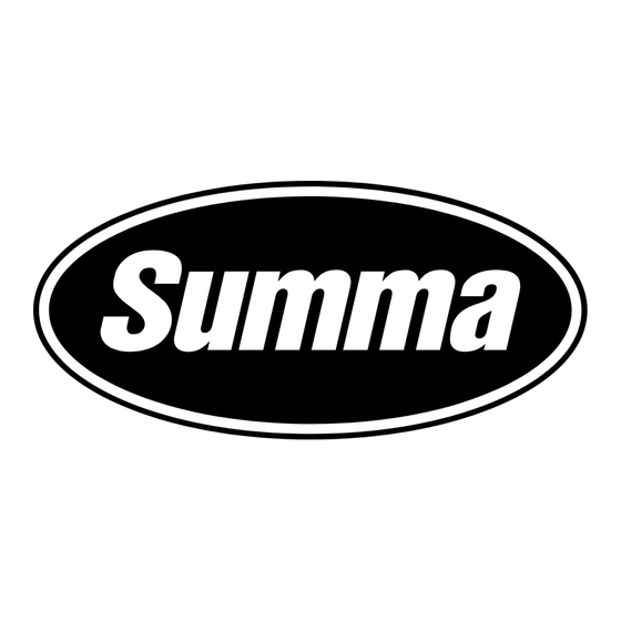 Summa S ONE Serie Benutzerhandbuch