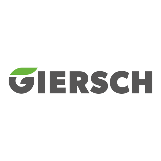 Giersch GG20-LN Technische Information/Montageanleitung