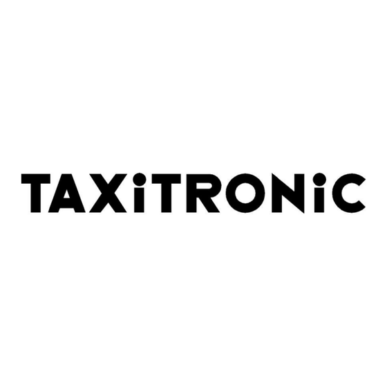 Taxitronic TX30-C-01 Gebrauchsanweisung