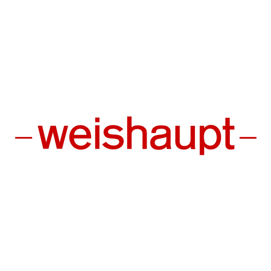 Weishaupt WG40 1-A ZM-LN-Serie Montage- Und Betriebsanleitung
