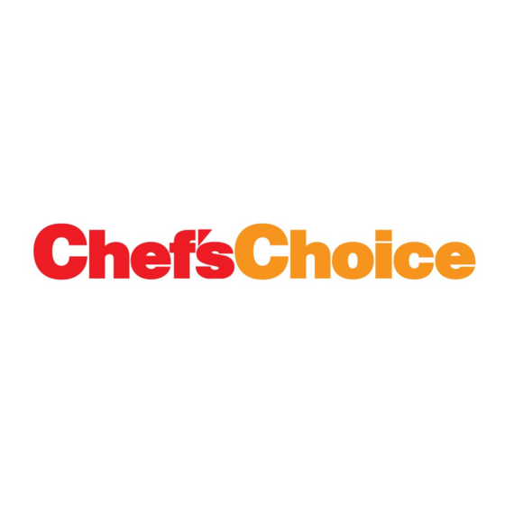 Chef's Choice 476 Handbuch