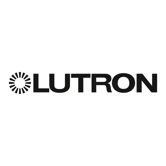 Lutron Electronics C-SR-M1 Installationsanweisungen