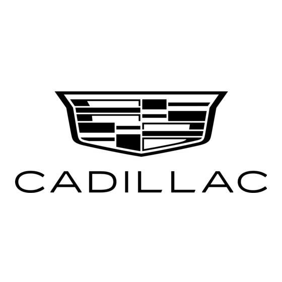 Cadillac CUE Infotainment System Handbuch