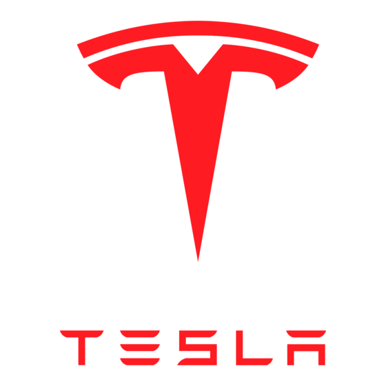 Tesla MODEL X 2016 Notfall-Handbuch