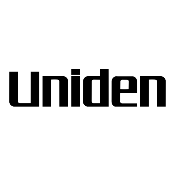 Uniden UBC 120 Bedienungsanleitung