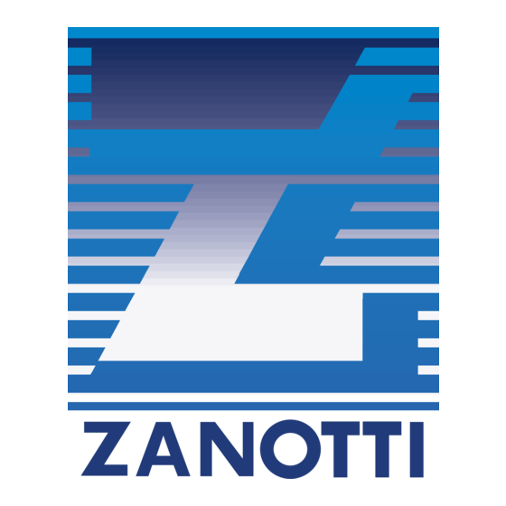 Zanotti FZ007 Gebrauchs- Und Wartungshandbuch