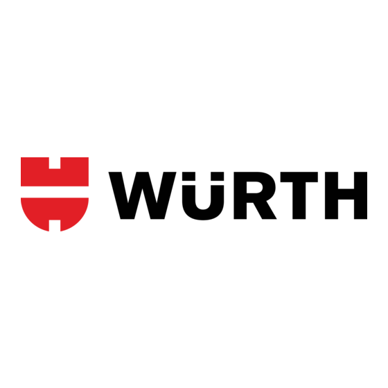 Würth Master NDS 250 Bedienungsanleitung