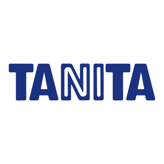 Tanita BC-401 Bedienungsanleitung