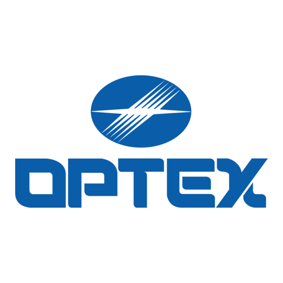 Optex AX-70TN Montage-Und Installationsanleitung
