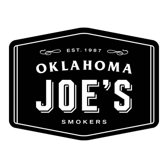 oklahoma joes HIGHLAND Betriebsanweisungen