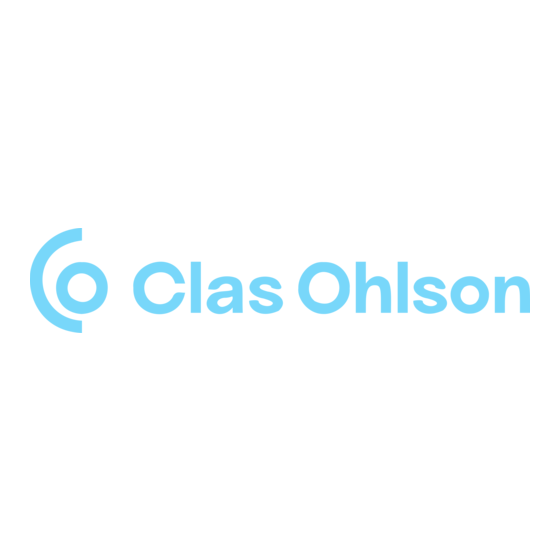 Clas Ohlson DE2111 Black Bedienungsanleitung