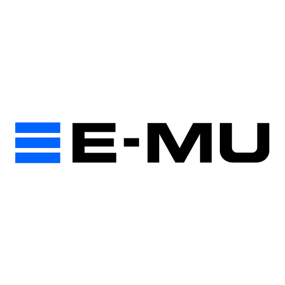 E-Mu Xmidi 1x1 Bedienungsanleitung