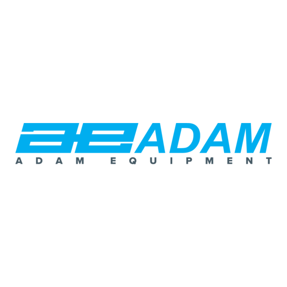 Adam Equipment AMB 50 Benutzerhandbuch