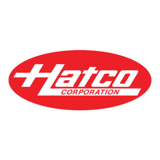 Hatco ITQ-1000-1C Installations- Und Bedienungsanleitung