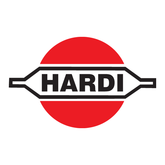 Hardi MASTER-MB Bedienungsanleitung