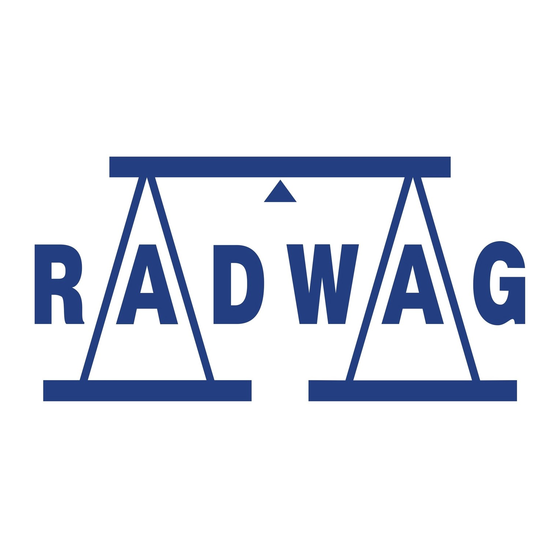 RADWAG PUE-7-32 Beschreibung